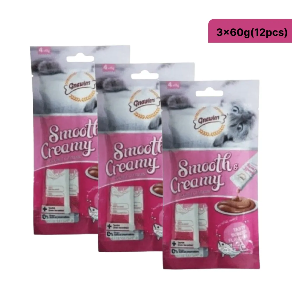 Gnawlers Bonito Flavour Creamy Cat Treats