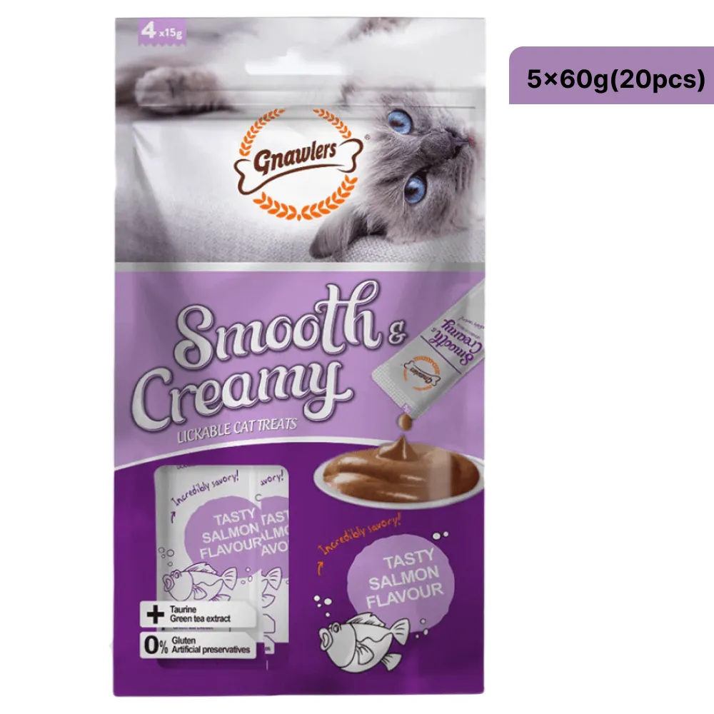 Gnawlers Salmon Flavour Creamy Cat Treats