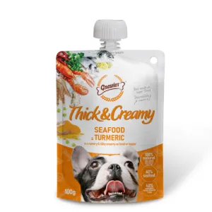 Gnawlers Seafood and Turmeric Thick and Creamy Dog Treats