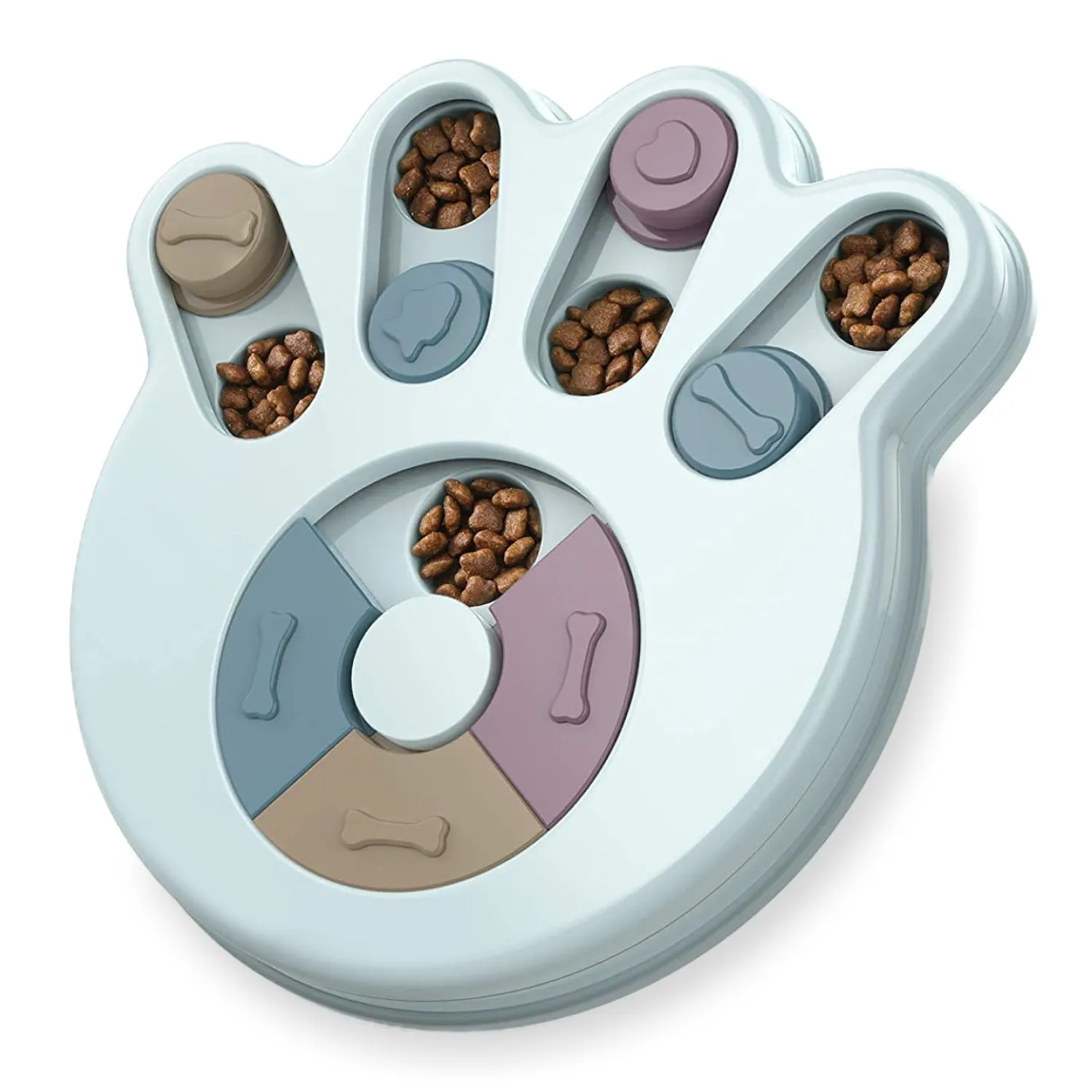 Healing Leaf Hemp Blueberry Treats and Skatrs Treat Hider Toy Combo for Dogs
