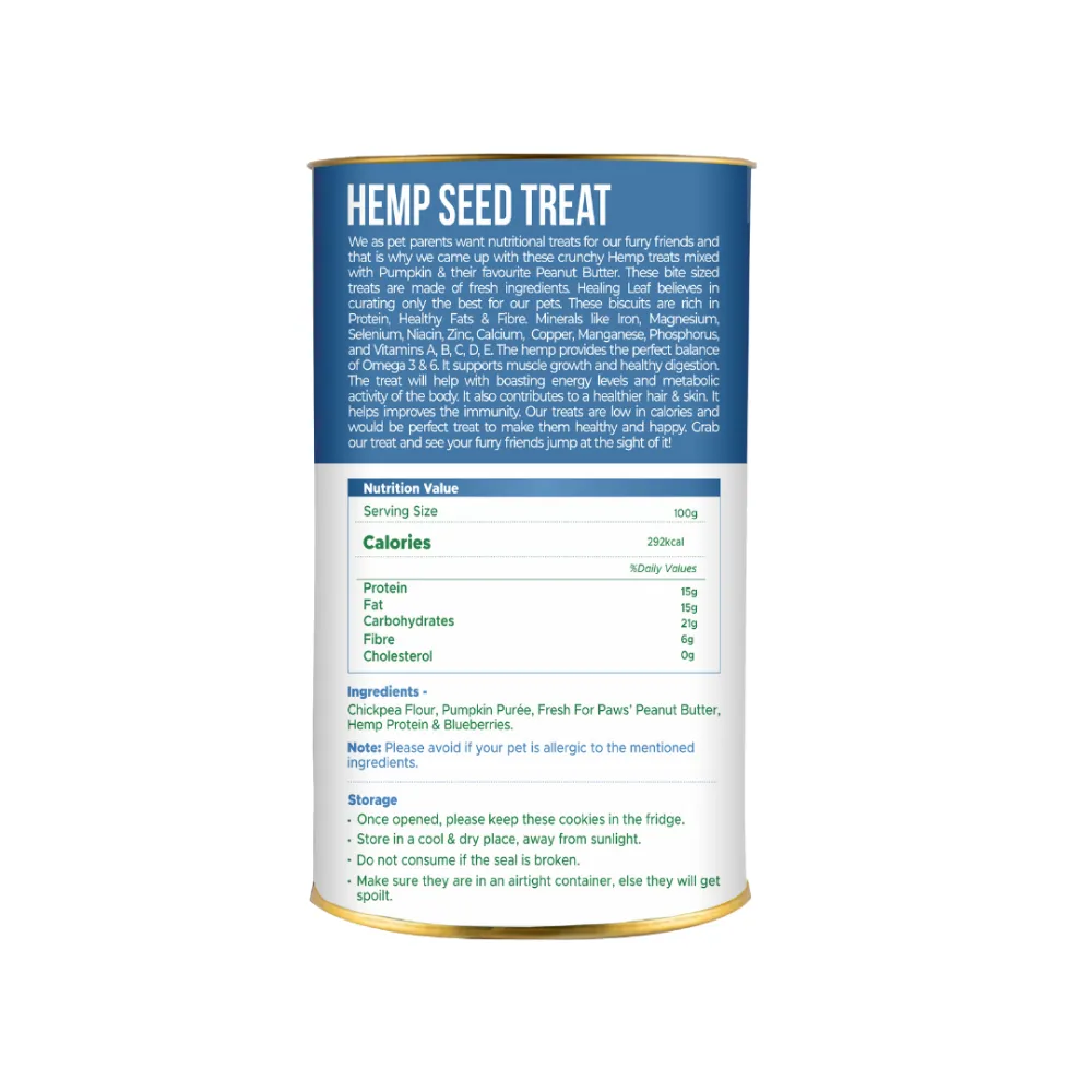 Healing Leaf Hemp Blueberry Treats and Skatrs Treat Hider Toy Combo for Dogs