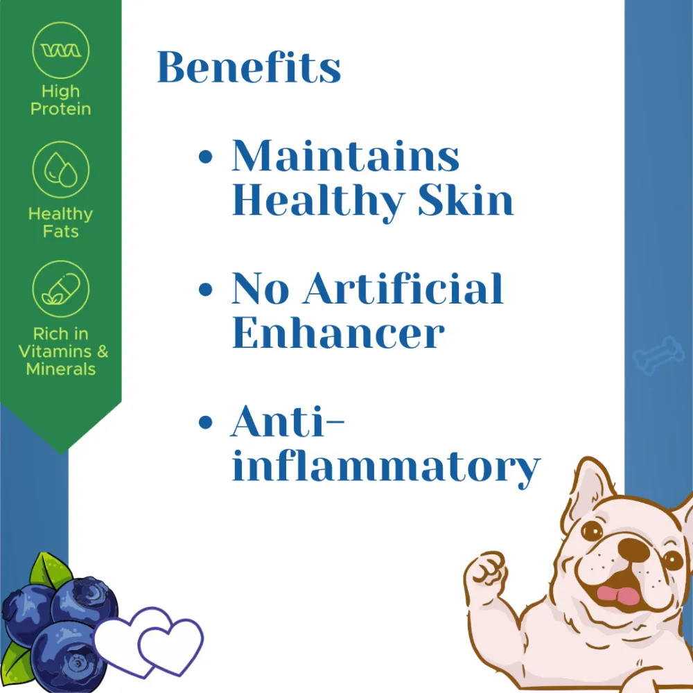 Healing Leaf Hemp Blueberry Treats and Skatrs Treat Hider Toy Combo for Dogs