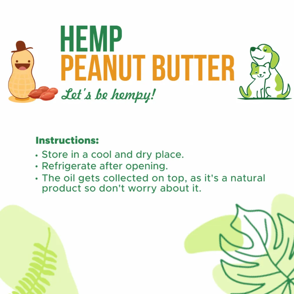 Healing Leaf Hemp Peanut Butter and Kong Classic Toy Combo for Dogs