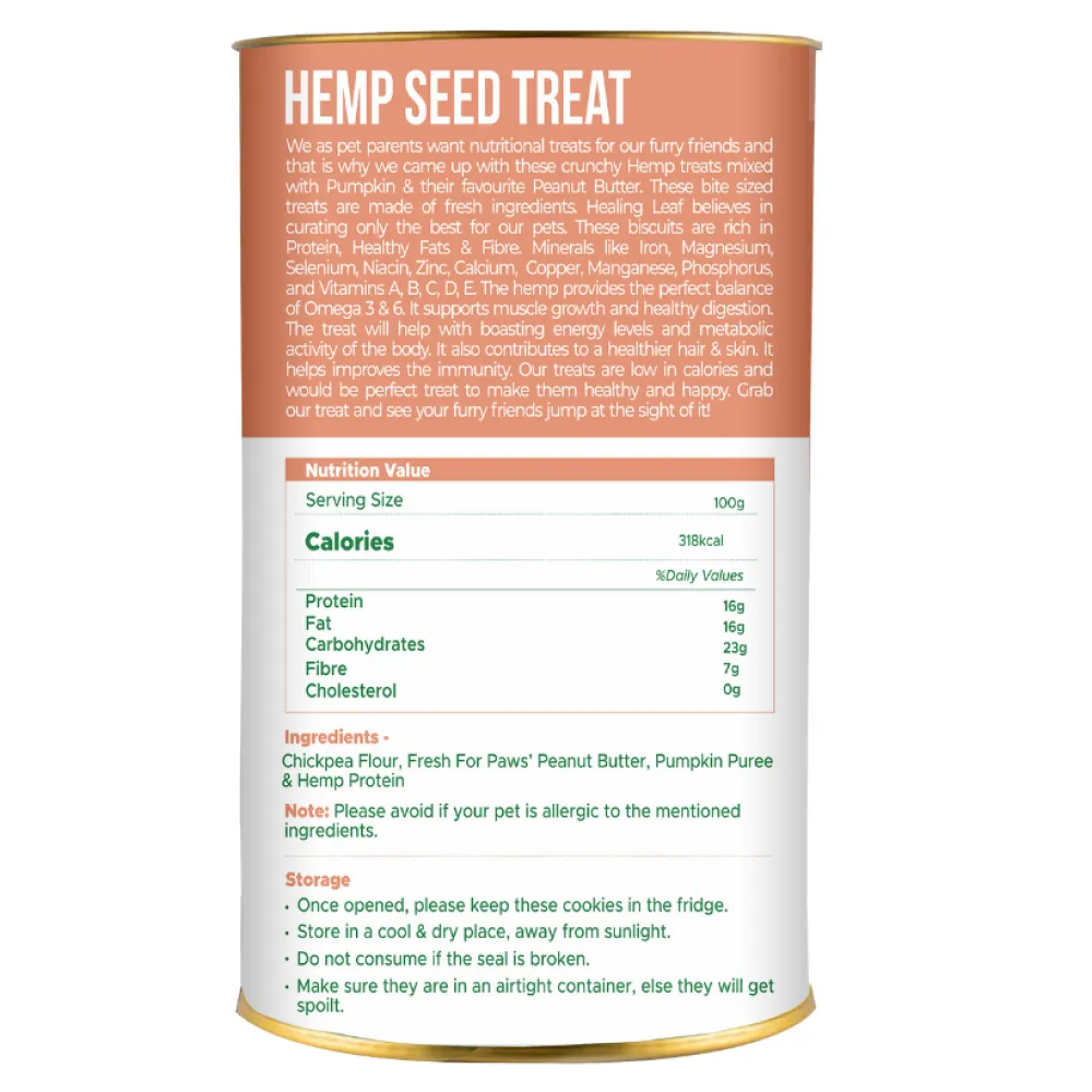Healing Leaf Hemp Pumpkin Treats and Peanut Butter for Dogs Combo