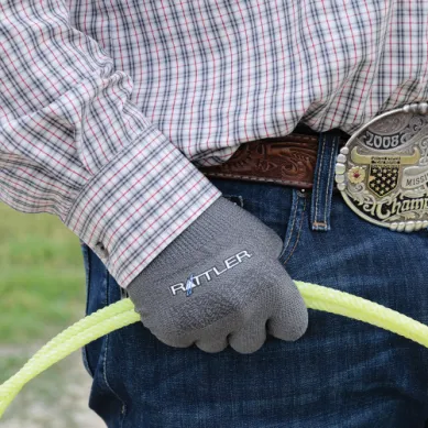 High Performance Roping Glove - Grey Medium