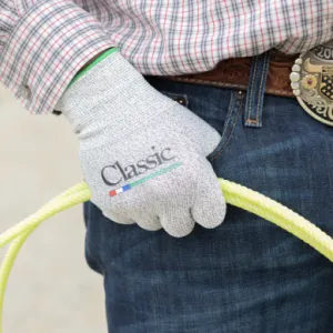 HIGH PERFORMANCE ROPING GLOVES - WHITE XL- 1 PK