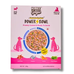 Homiee & Ginger Power Bowl Surf & Turf Fresh Food for Dogs