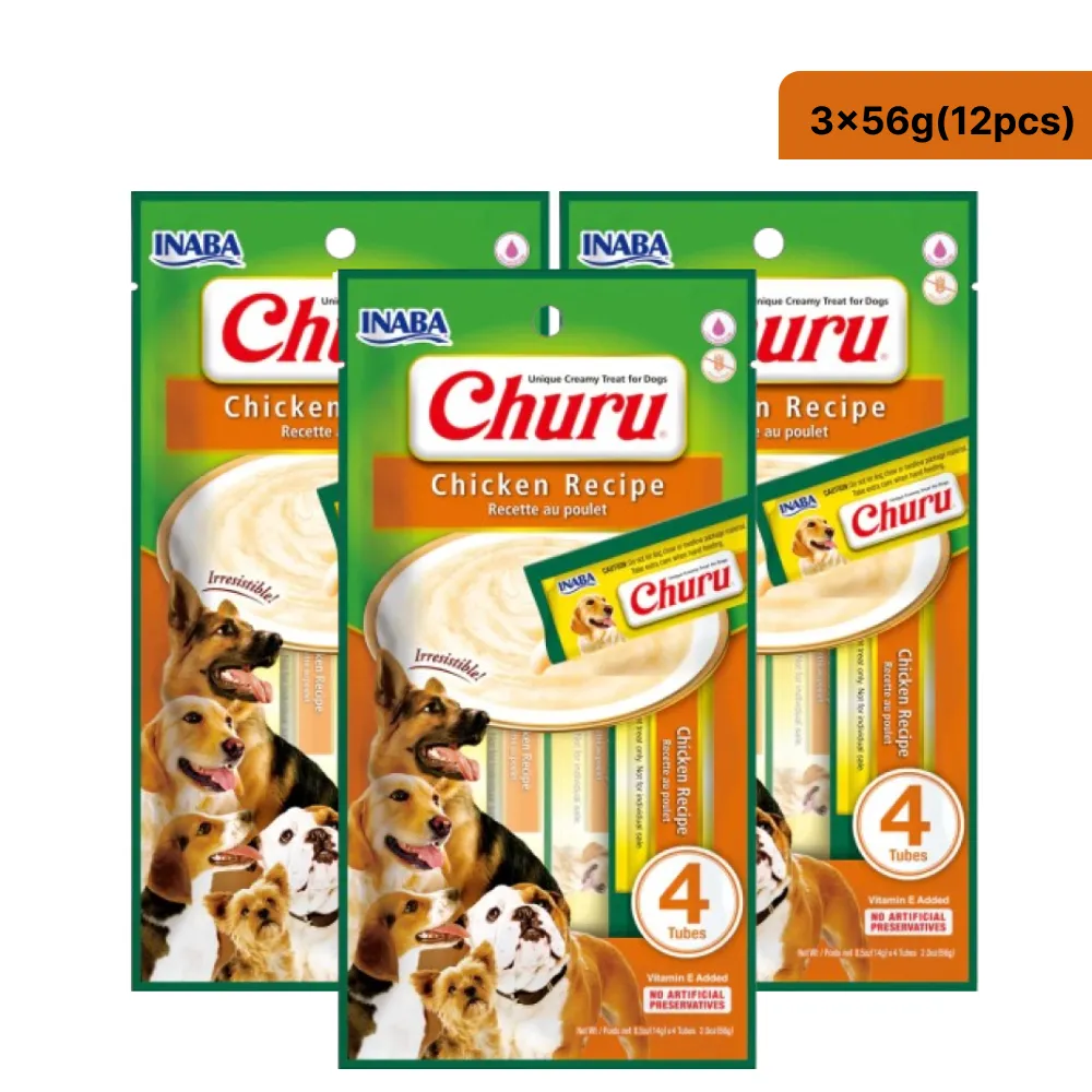 INABA Churu Chicken Recipe Dog Treats