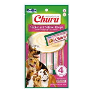 INABA Churu Chicken with Salmon Flavour Dog Treats