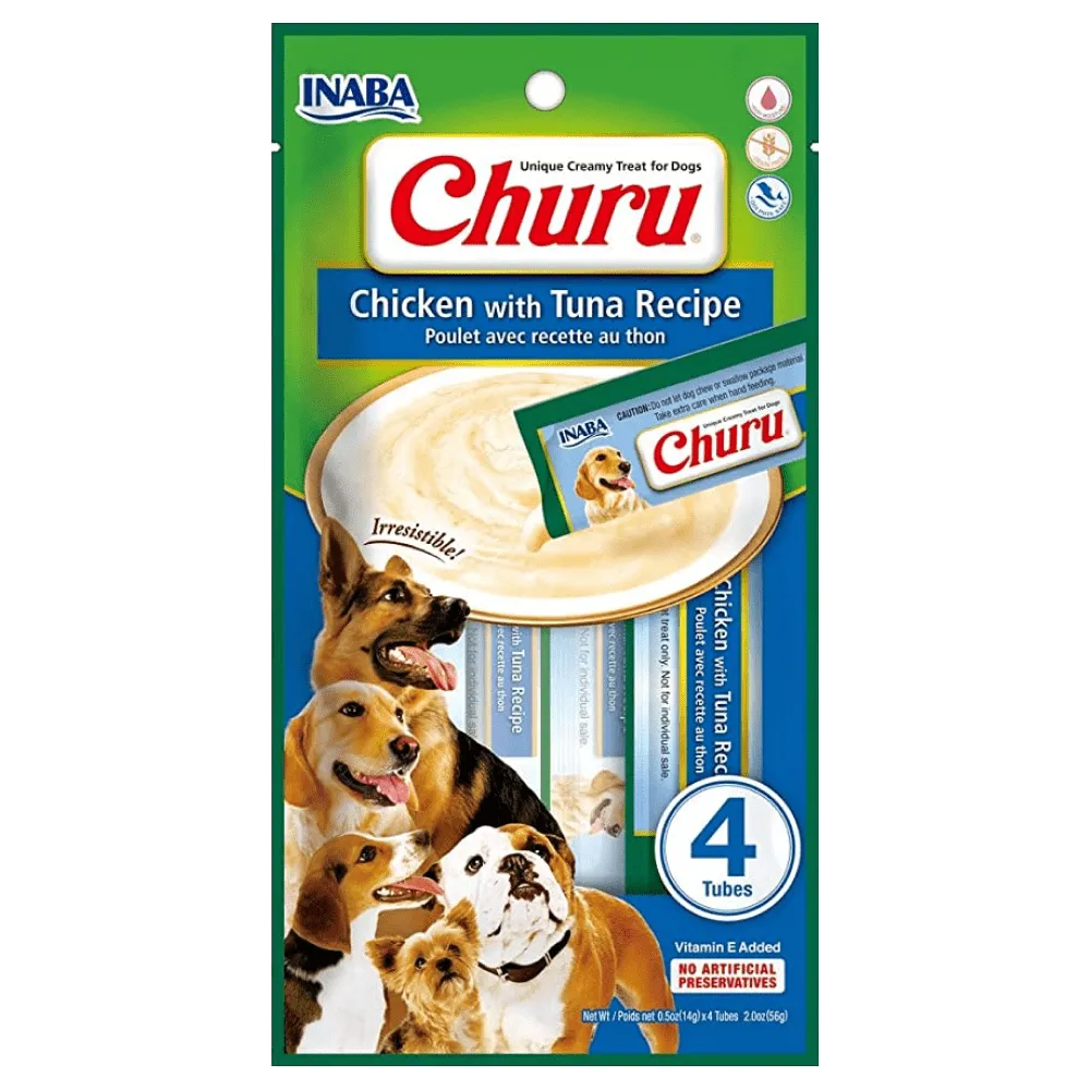 INABA Churu Chicken with Tuna Flavour Dog Treats