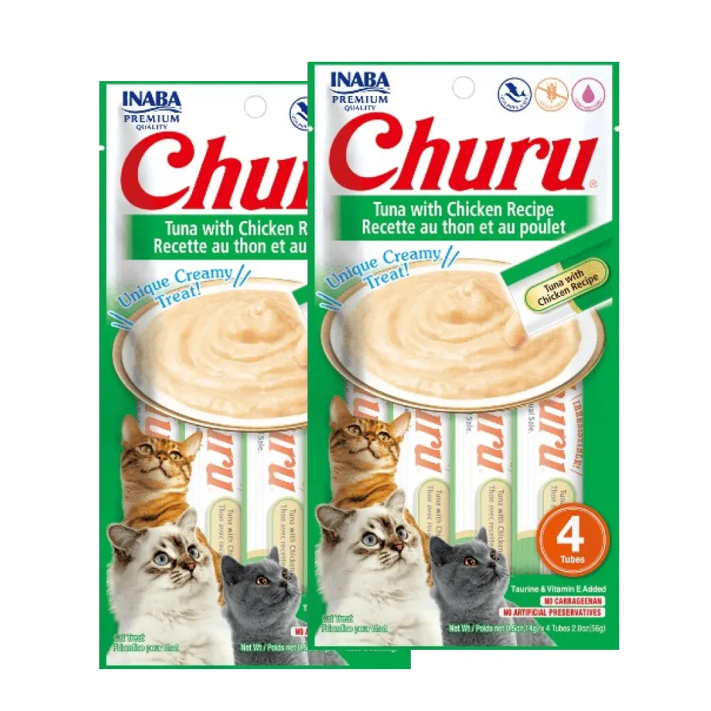 INABA Churu Tuna with Chicken Creamy Cat Treats