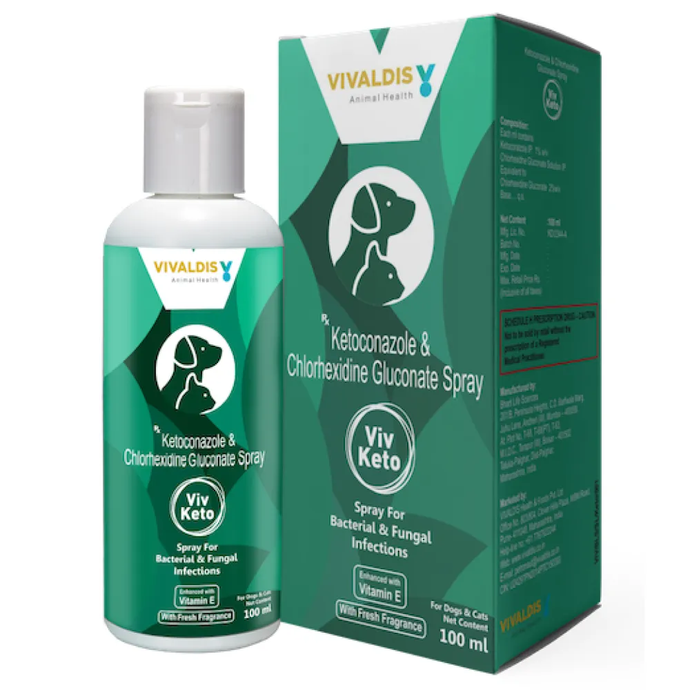 Intas Kiskin Lotion (100mL) And Vivaldis Viv Keto Spray (100ml) Combo