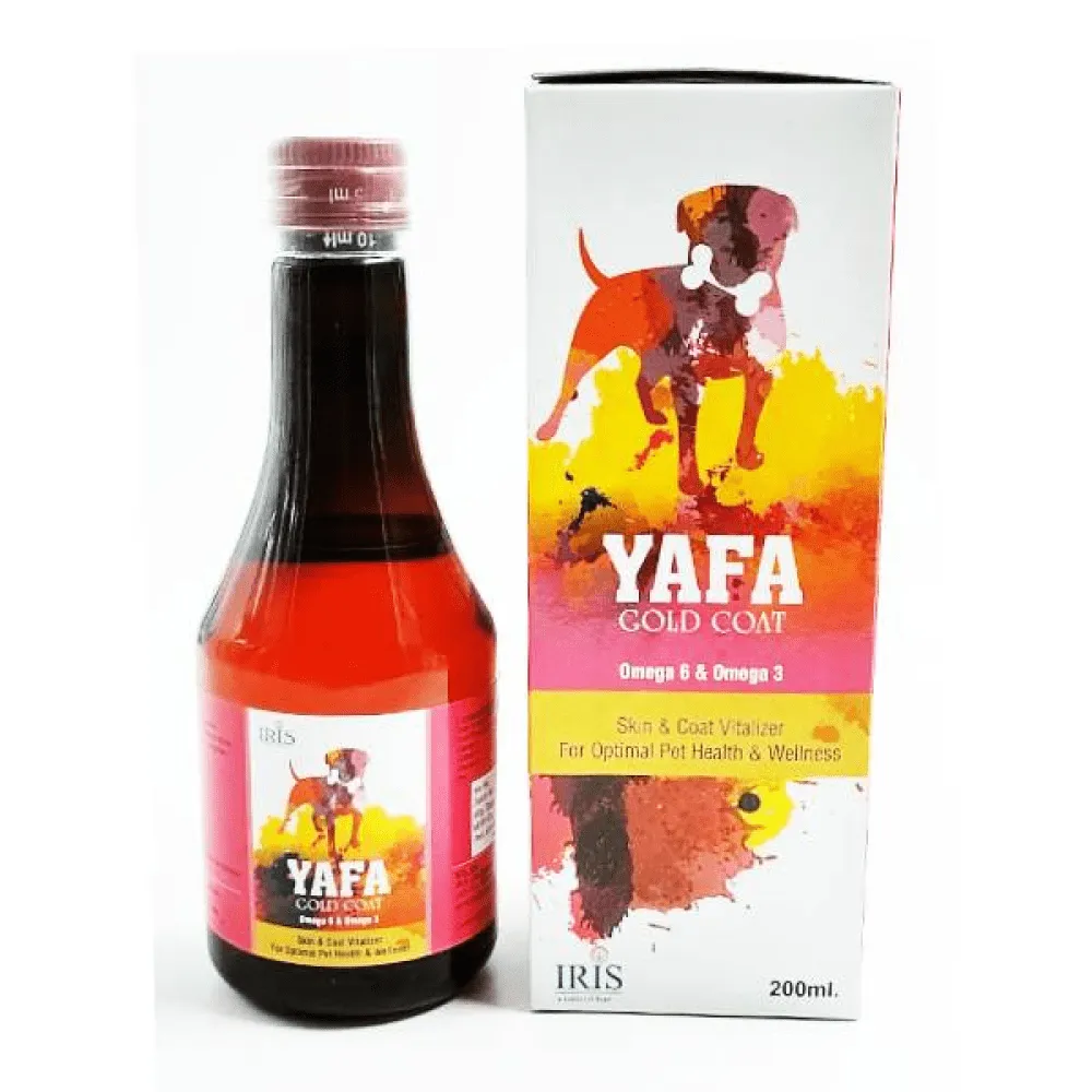 Iris Yafa Gold Coat Syrup (200ml) and Neo Kumfurt XL Min Tablet (60 tablets) Hairfall Remedy Combo