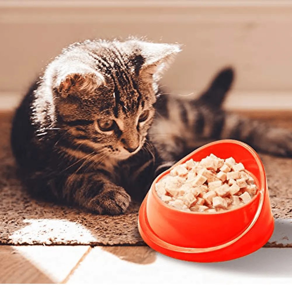 Kennel Kitchen Fish Chunks in Gravy Kitten and Creameroo Chicken with Mackerel Creamy Cat Treats Combo