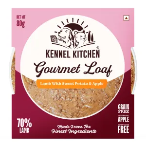 Kennel Kitchen Gourmet Loaf Lamb with Sweet Potato & Apple Puppy & Adult Dog Wet Food (All Life Stage)