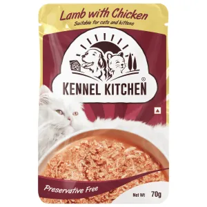 Kennel Kitchen Lamb with Chicken Shreds in Gravy Kitten and Adult Cat Wet Food (All Life Stage)