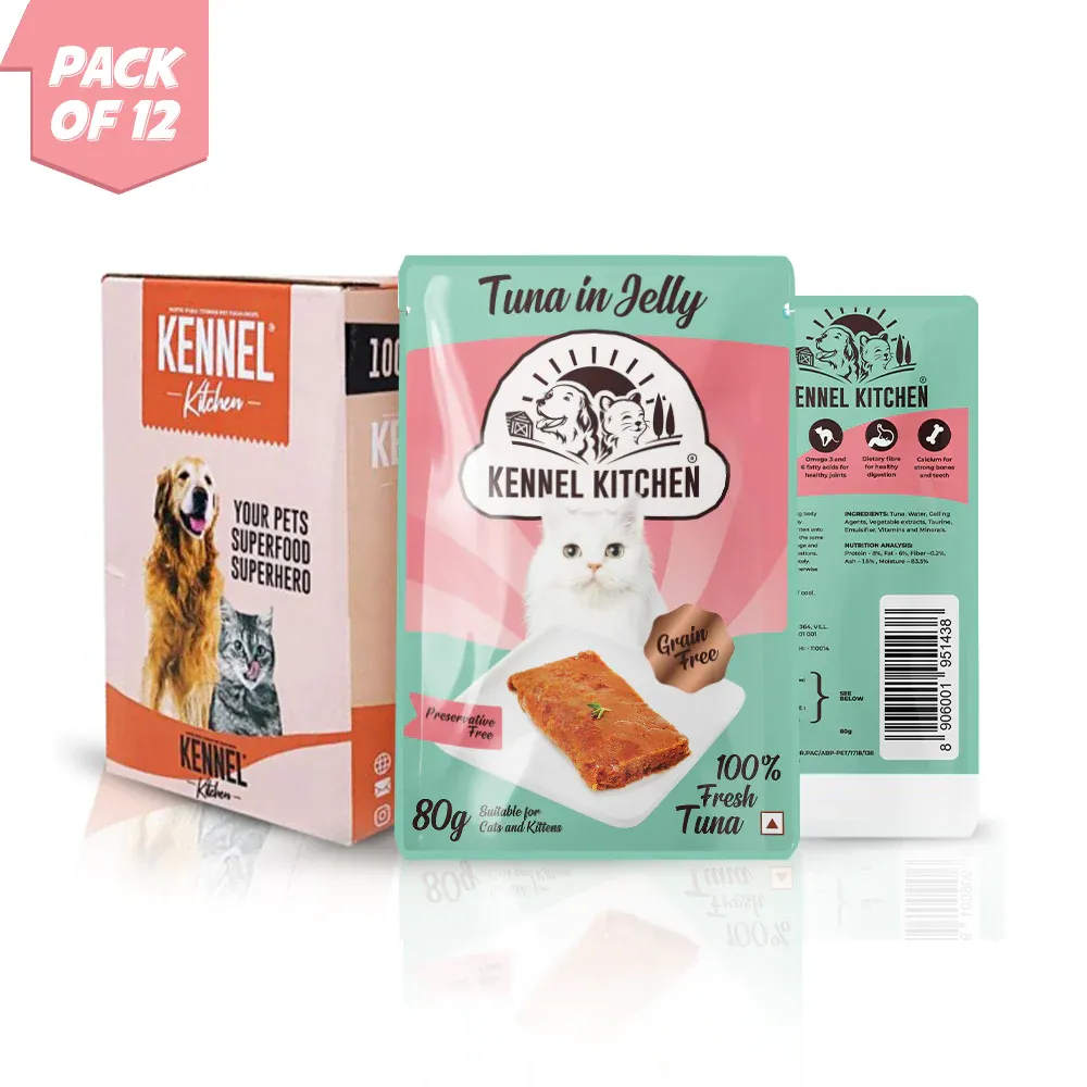 Kennel Kitchen Tuna in Jelly Kitten & Adult Cat Wet Food (All Life Stage)
