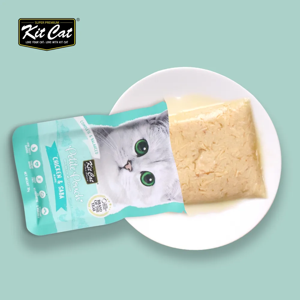Kit Cat Chicken and Saba in Aspic Cat Wet Food