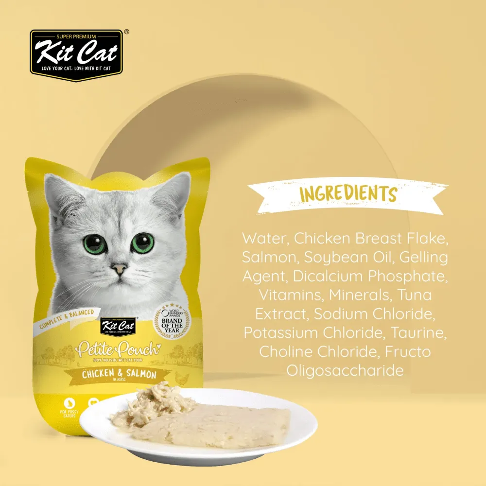Kit Cat Chicken and Salmon Cat Wet Food