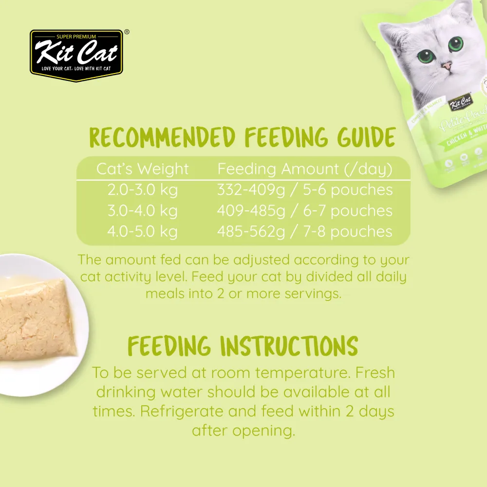 Kit Cat Chicken and Whitefish in Aspic Cat Wet Food