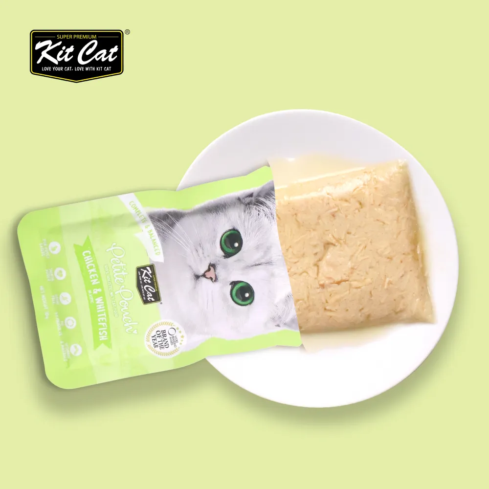 Kit Cat Chicken and Whitefish in Aspic Cat Wet Food