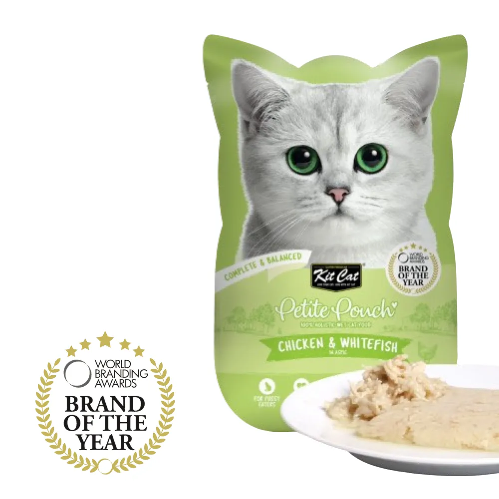 Kit Cat Chicken and Whitefish in Aspic Cat Wet Food