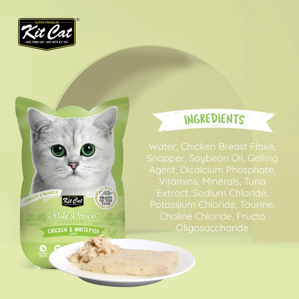 Kit Cat Chicken and Whitefish in Aspic Cat Wet Food