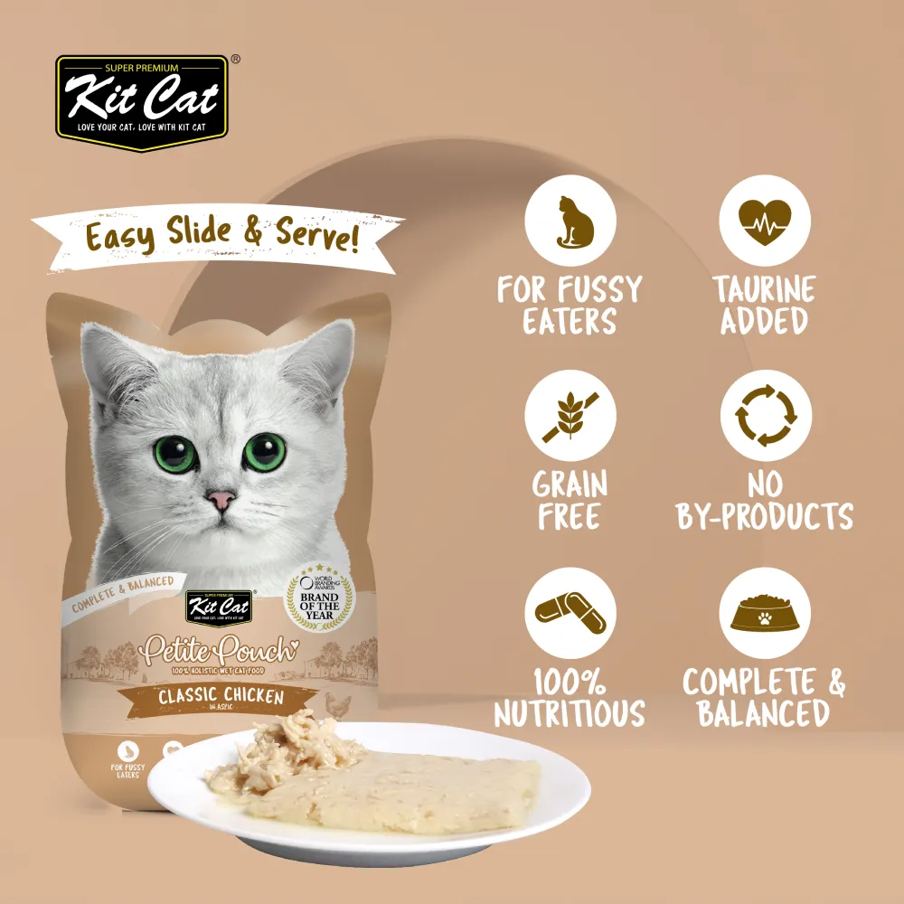 Kit Cat Classic Chicken in Aspic Cat Wet Food