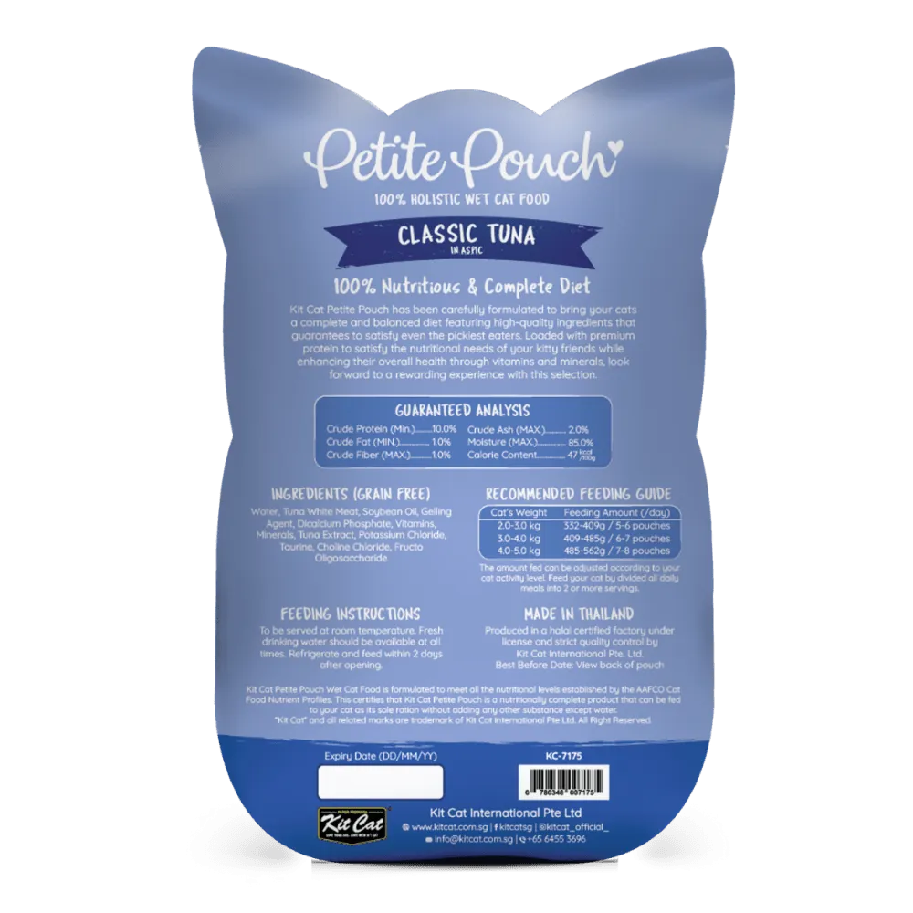 Kit Cat Classic Tuna, Chicken & Tuna and Tuna & Salmon Fish Cat Wet Food Combo