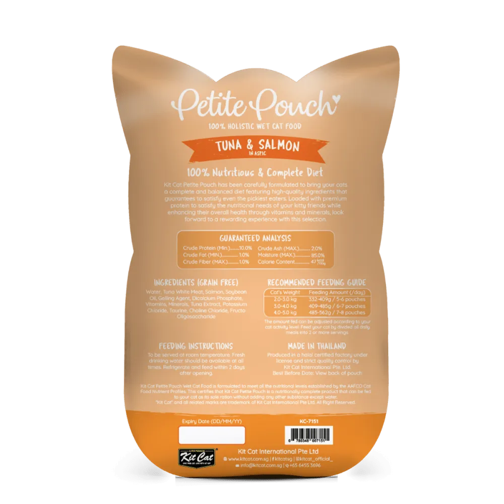 Kit Cat Kitten Chicken, Classic Tuna and Tuna & Salmon Fish Cat Wet Food Combo