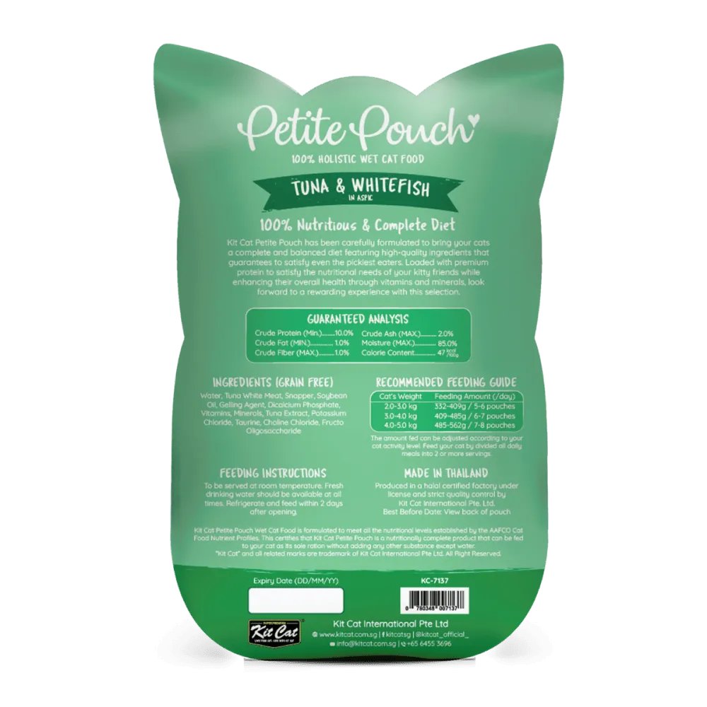 Kit Cat Tuna & White Fish, Chicken & Salmon and Chicken & Tuna Cat Wet Food Combo