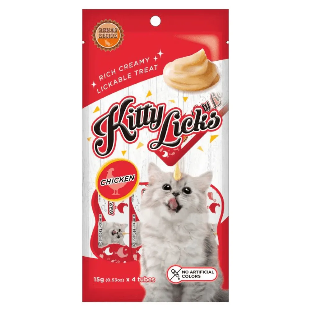 Kitty Licks Chicken Flavour and Tuna Cat Treats Combo