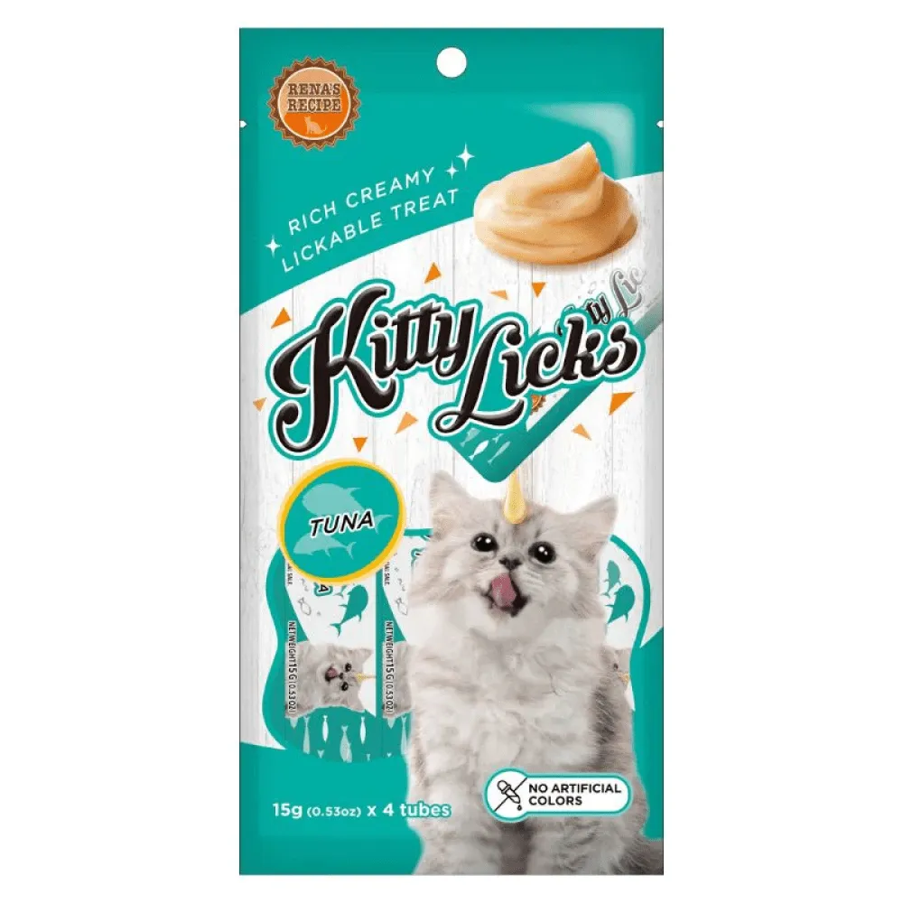 Kitty Licks Tuna and Tuna Salmon Cat Treats Combo