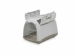 Linus Open Top pets Carrier Cabrio Grey Pets Qatar