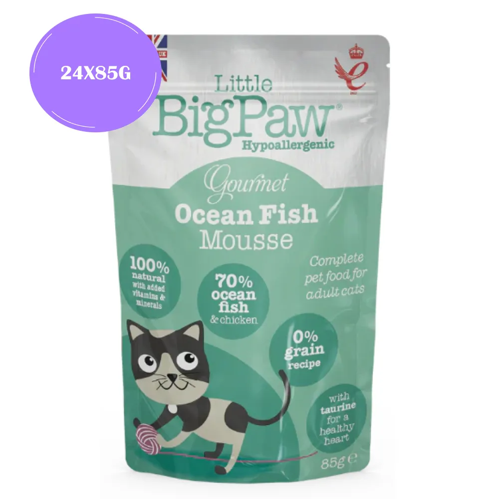 Little Big Paw Ocean Fish Mousse Cat Wet Food