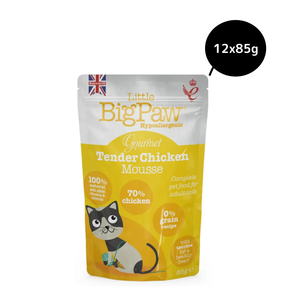 Little Big Paw Tender Chicken Mousse Cat Wet Food