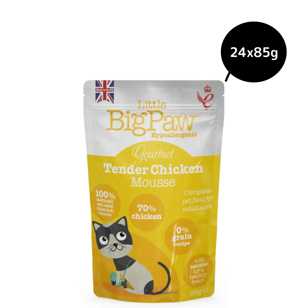 Little Big Paw Tender Chicken Mousse Cat Wet Food