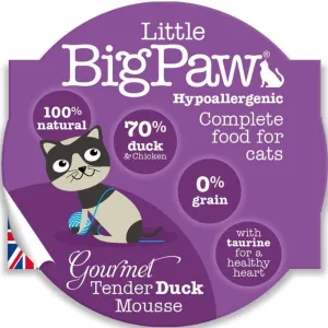 Little Big Paw Tender Duck Mousse Cat Wet Food