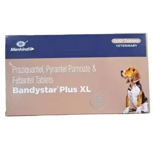 Mankind Bandystar Plus XL Deworming Tablets for Dogs