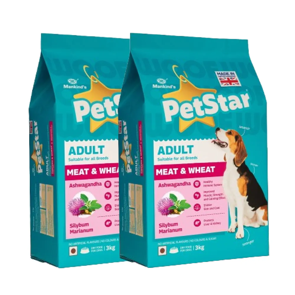 Mankind Petstar Meat and Wheat Adult Dog Dry Food