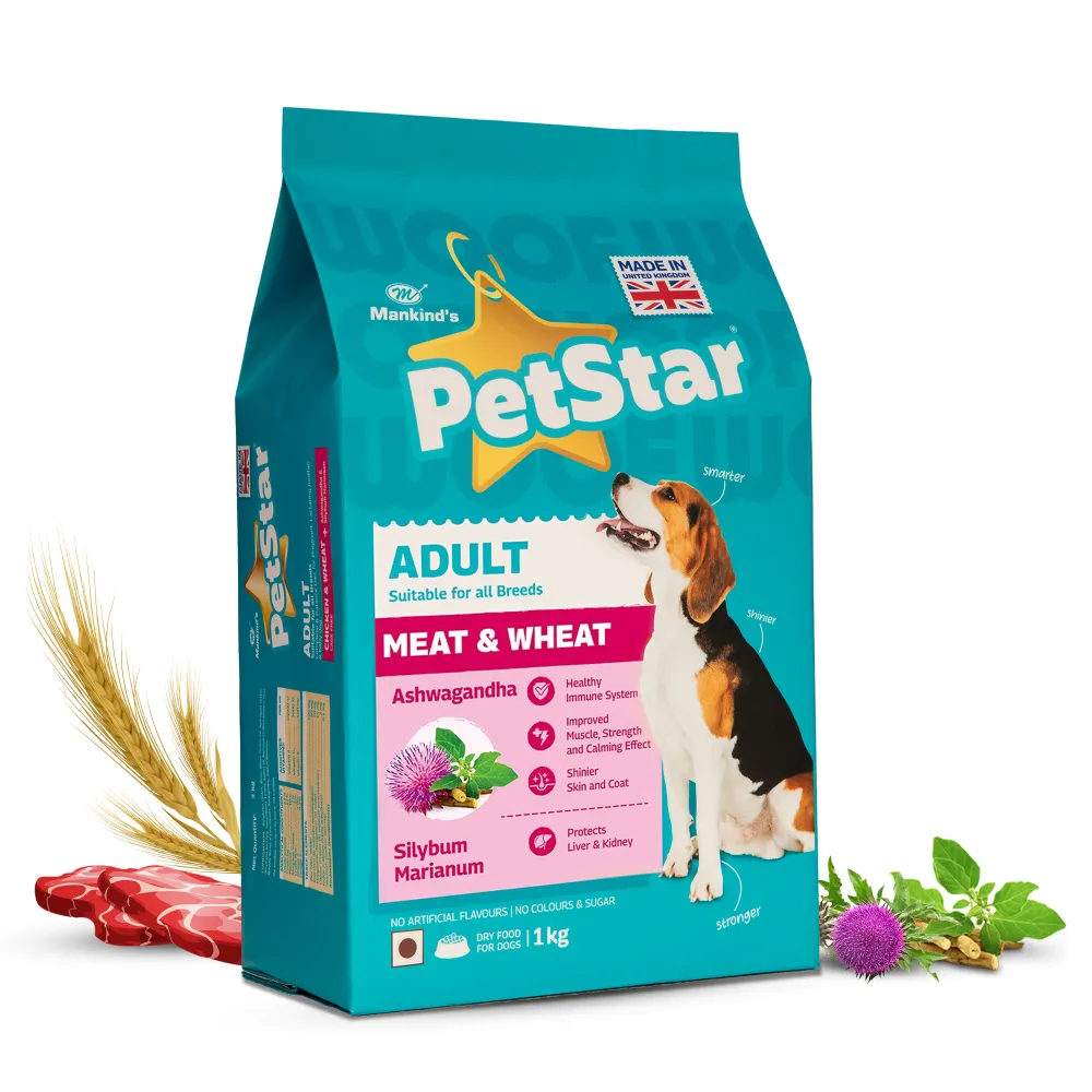 Mankind Petstar Meat and Wheat Adult Dog Dry Food
