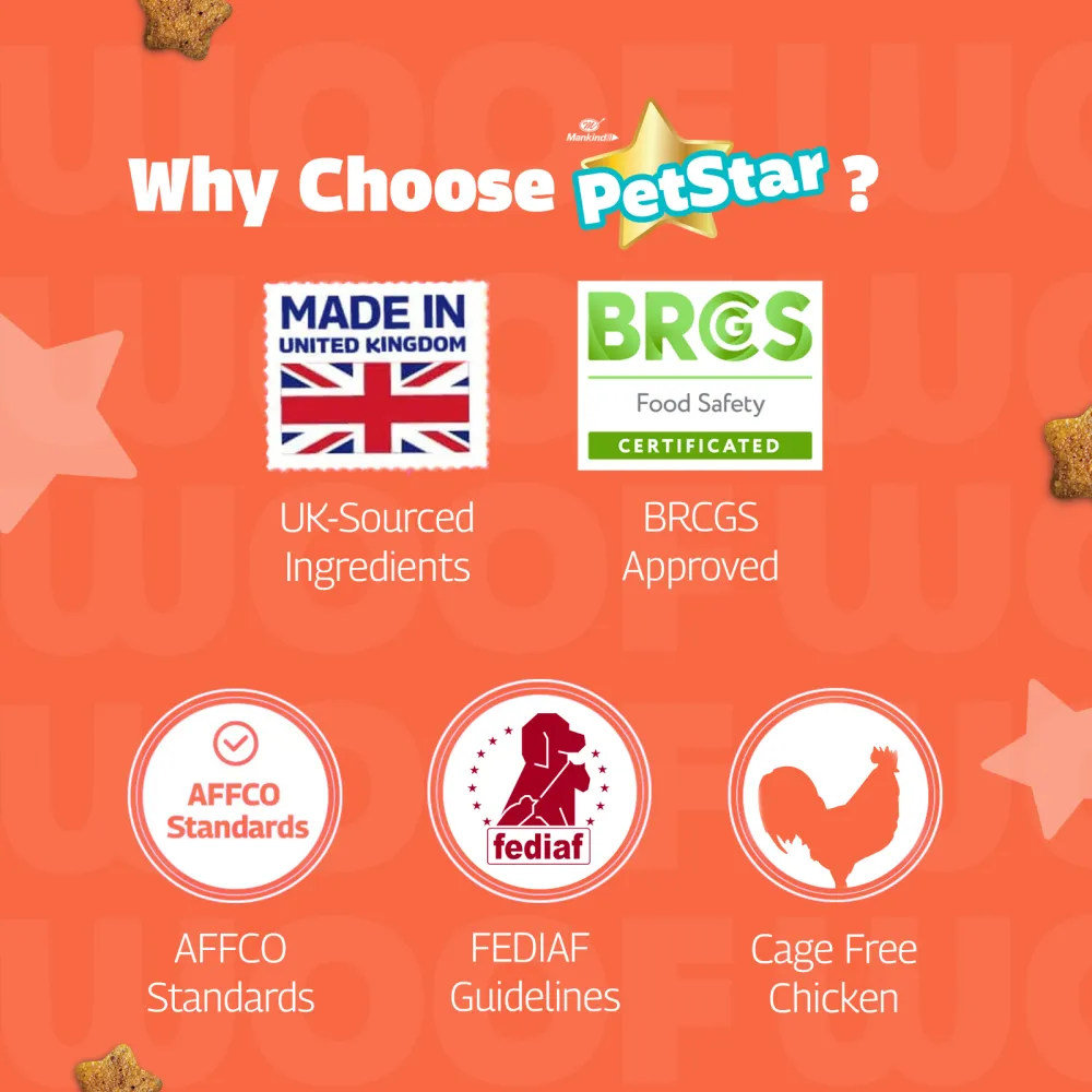 Mankind Petstar Milk and Wheat Puppy Dog Dry Food