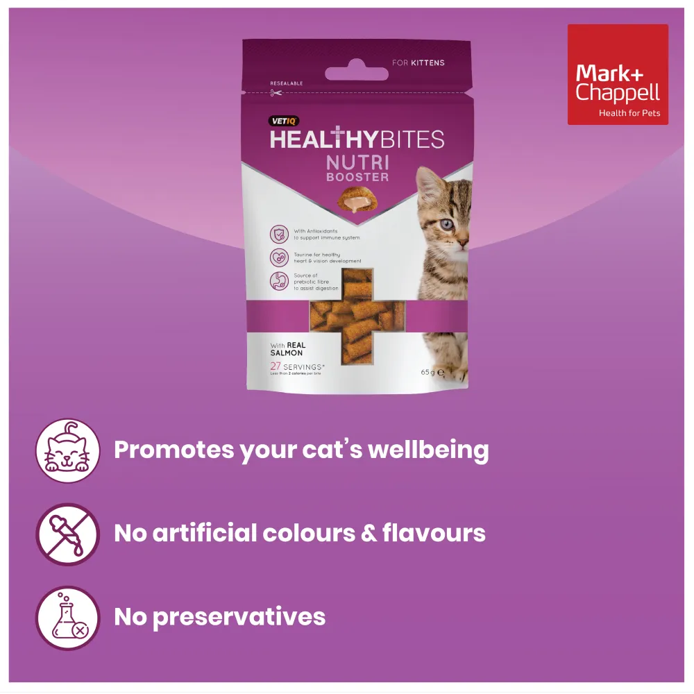 Mark and Chappell Healthy Bites Nutri Booster Kitten Treats