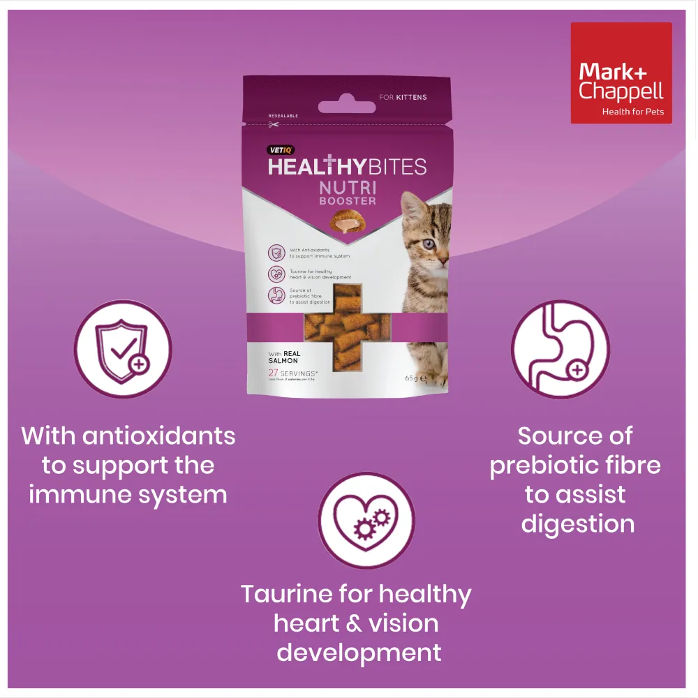 Mark and Chappell Healthy Bites Nutri Booster Kitten Treats