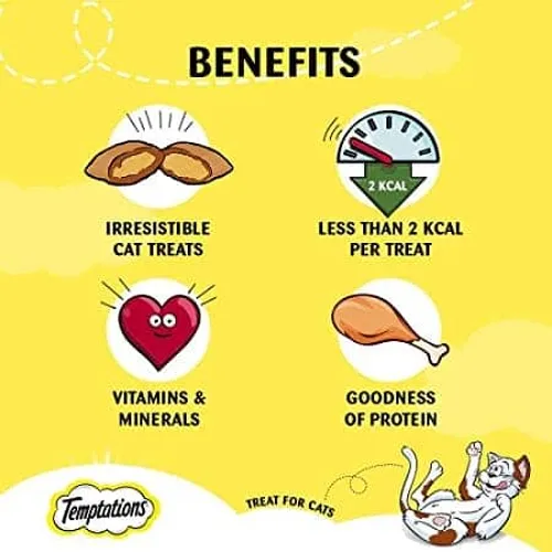 Me O Creamy Chicken & Liver and Temptations Tempting Tuna Flavor Cat Treats Combo