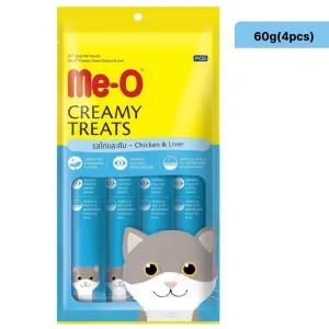 Me O Creamy Chicken & Liver Cat Treats