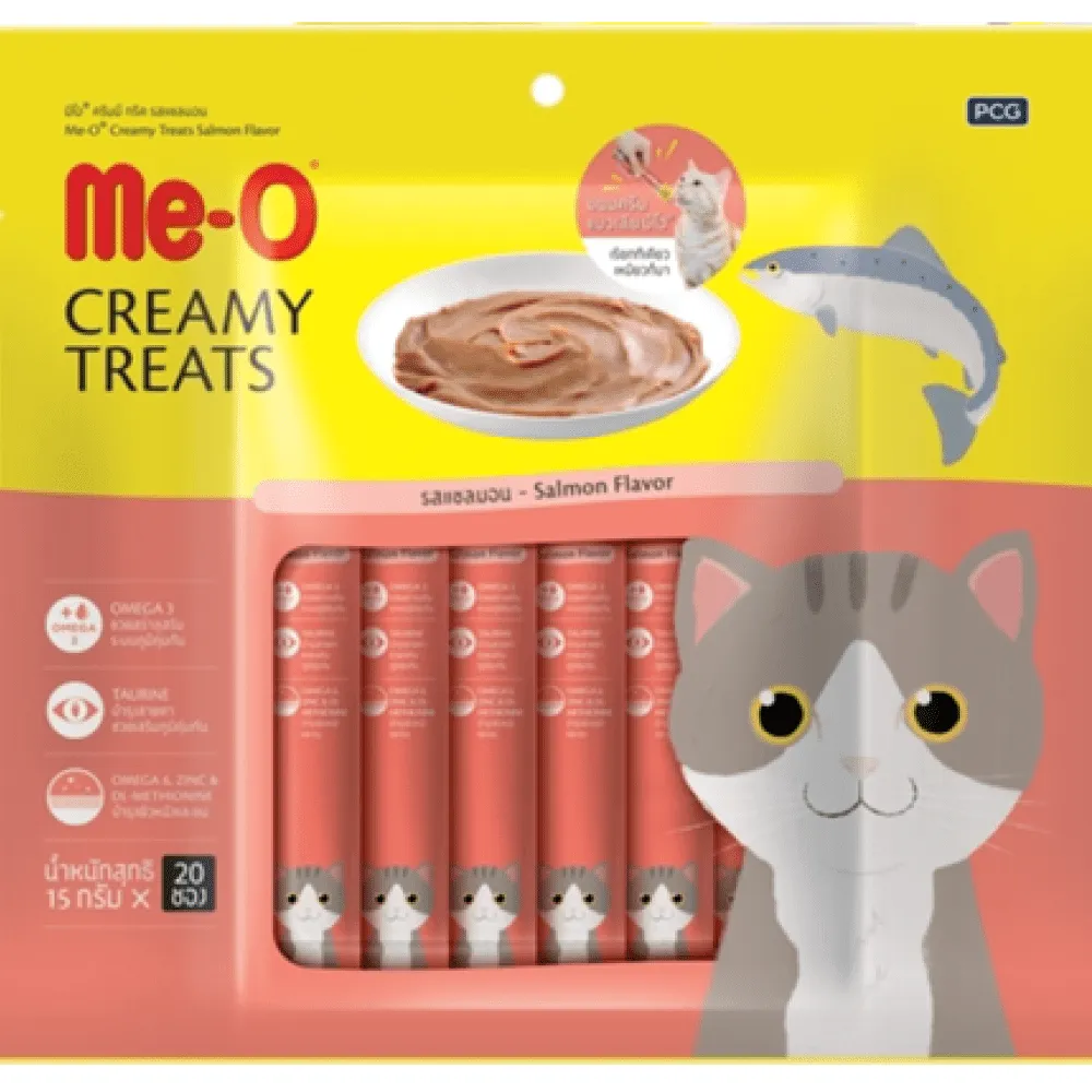 Me O Creamy Crab, Salmon and Bonito Cat Treat Combo