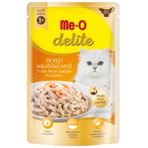 Me O Delite Tuna & Shrimp in Gravy Cat Wet Food