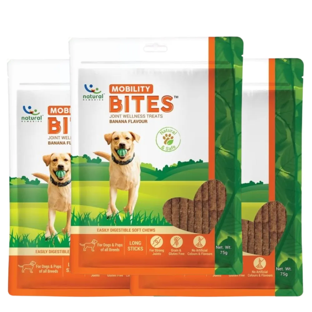 Natural Remedies Mobility Bites Chew Treats for Dogs