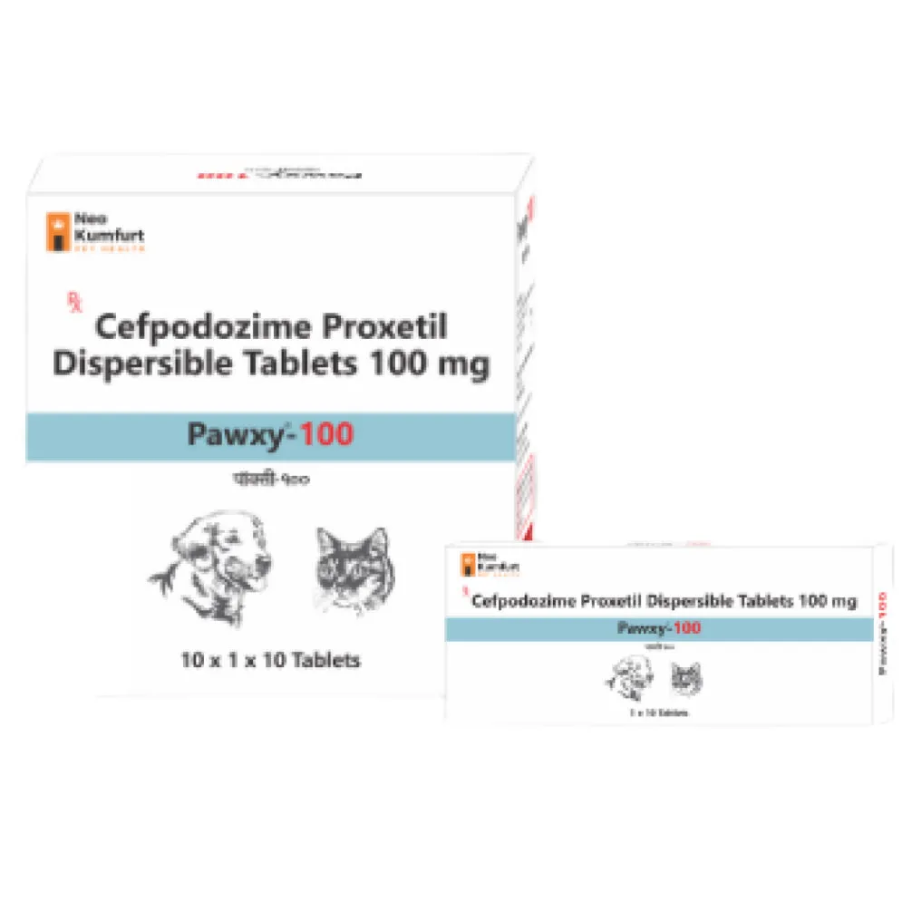 Neo Kumfurt Pawxy 100mg (Cefpodoxime Proxetil) Tablet for Dogs and Cats
